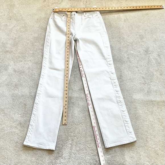 RTA Michael Side Snap Jean White Size 27 Trendy Street Wear Modern Chic Sporty - Picture 7 of 8